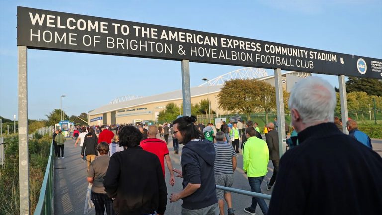 welcome to amex stadium sign brighton fans newcastle united nufc 1120 768x432 1