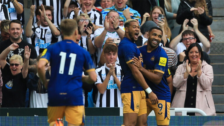 callum wilson goal celebration joelinton pre season newcastle united nufc 1080 768x432 1