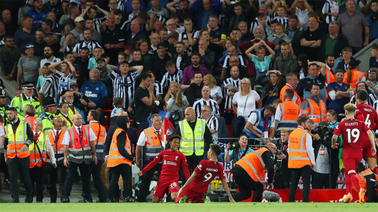 carvalho goal celebration fans liverpool newcastle united nufc 1120 768x432 1