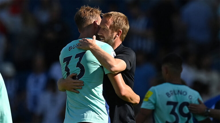 dan burn hugging graham potter brighton manager newcastle united nufc 1120 768x432 1