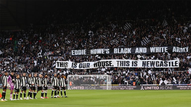 team line up eddie howes black and white army banner background newcastle united nufc 1120 768x432 1