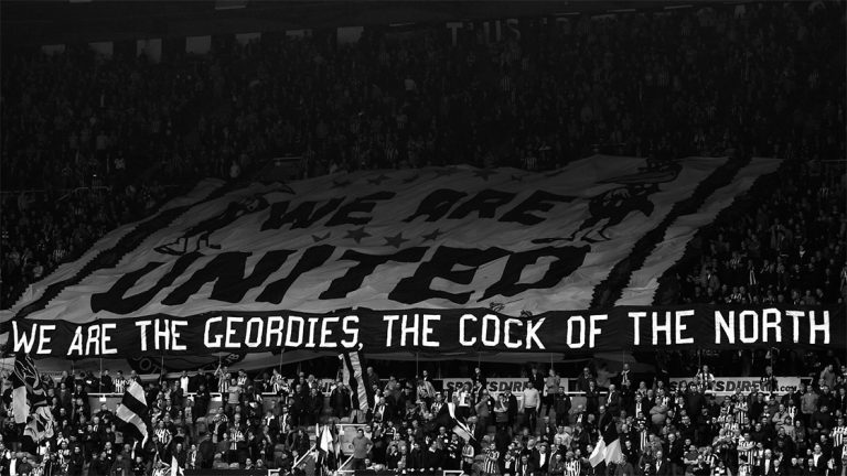 we are the geordies banner gallowgate newcastle united nufc bw 1120 768x432 1