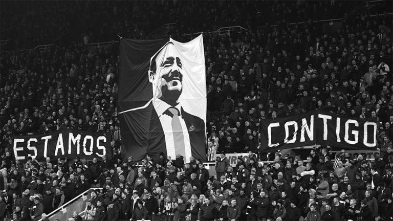 estamos contigo rafa benitez banners gallowgate fans newcastle united nufc bw 1120 768x432 1