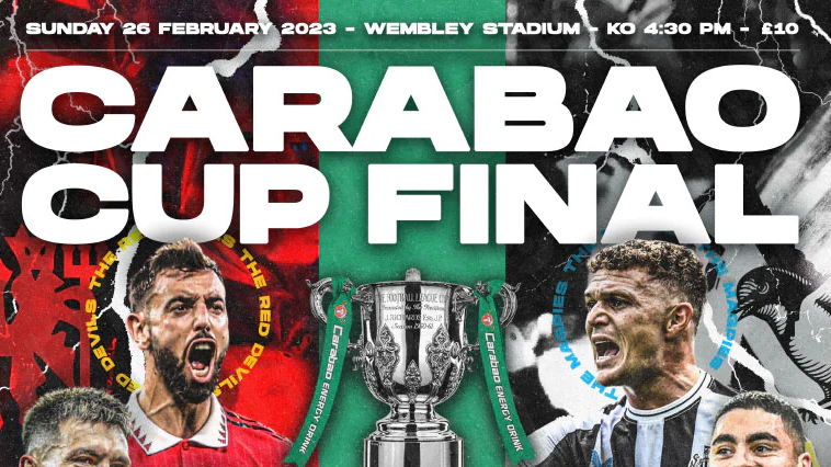 carabao cup final programme ft newcastle united nufc 807
