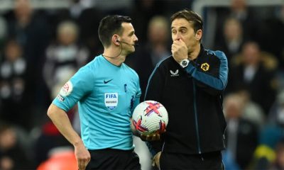 julen lopetegui wolves manager hand over mouth referee newcastle united nufc 1120 768x431 1