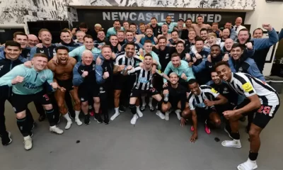 team celebration dressing room wolves march 2023 newcastle united nufc 1120 768x432 1